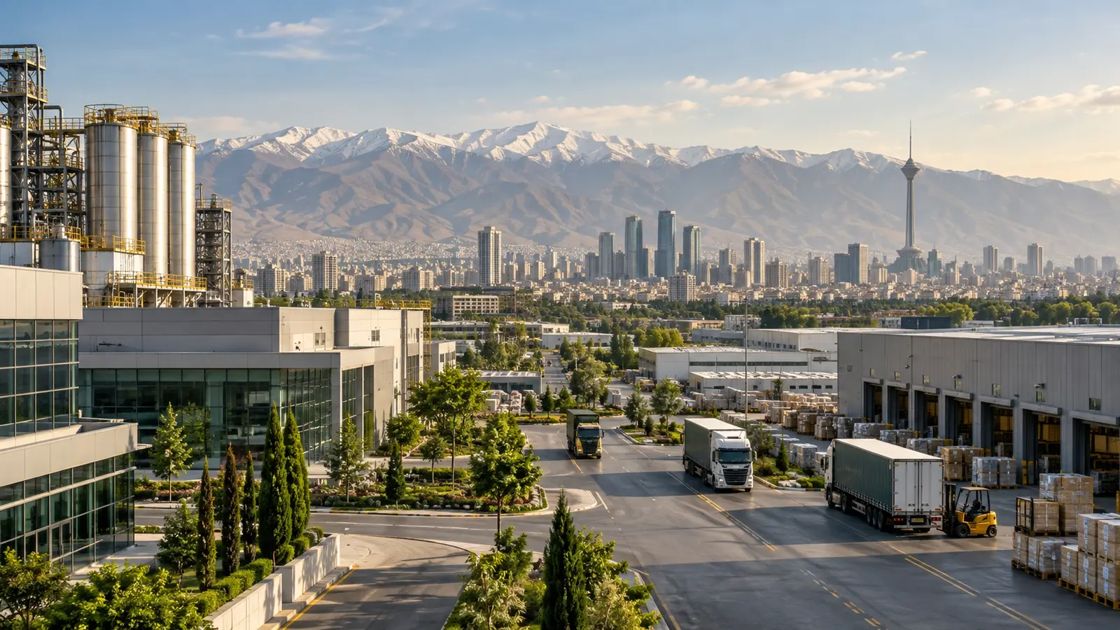 زیرساخت تولید، صنعت و تجارت در بازار ایران